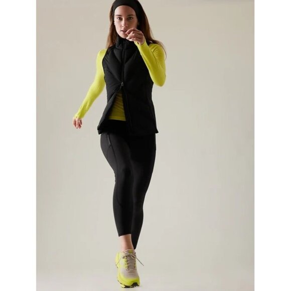 Athleta Rainier 7/8 Tights Black Leggings Small - Picture 6 of 11